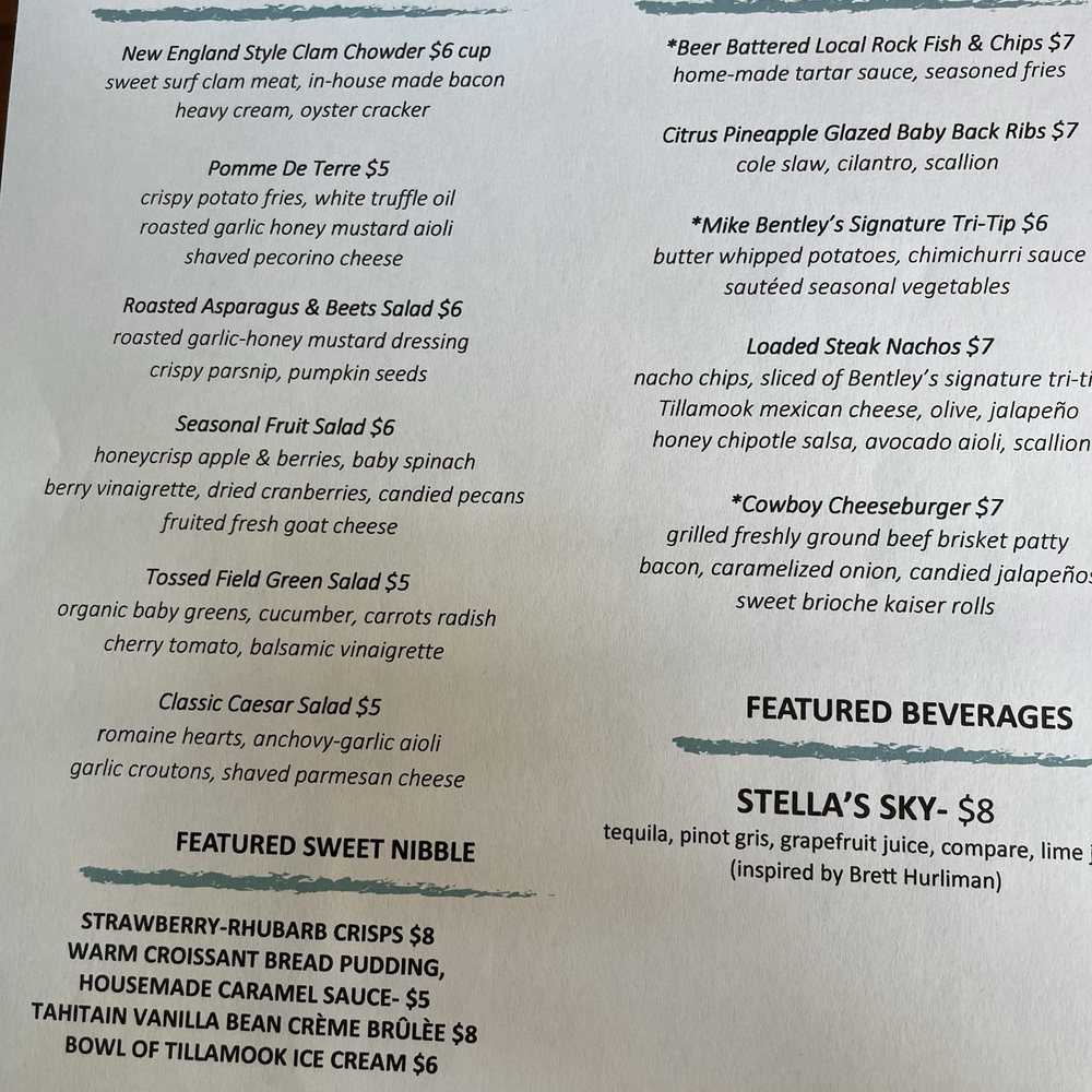 Pacific Restaurant - Happy hour menu - New American Near Me - Tillamook, Oregon Pacific Restaurant - Happy hour menu - New American Near Me - Tillamook, Oregon