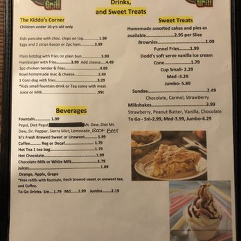Dodd's Log Cabin Grill - Menu - American Near Me - Ellenboro, West Virginia