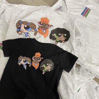 Thread-Press - Print job for IAM.ECCENTRIC Power Puff Homegirl's Tees - Printing Services Near Me - Los Angeles, California