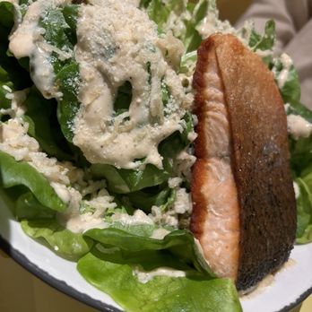Surreal Global Kitchen - One Lettuce Caesar Salad (add salmon) - Bars Near Me - Arlington, Virginia