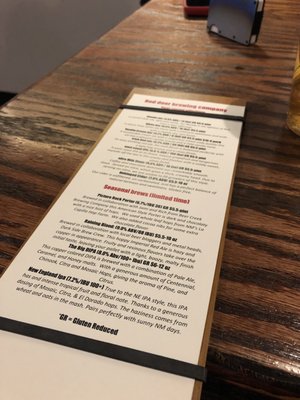 Menu photo 6 Red Door Brewing Clovis, NM