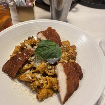 OLIVIA - Rigatoni with fried chicken - Italian Near Me - Tampa, Florida