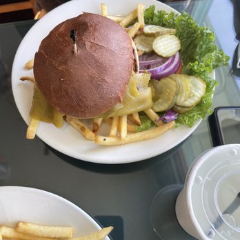 Tognazzini's Dockside - Garden burger - Seafood Near Me - Morro Bay, California Tognazzini's Dockside - Garden burger - Seafood Near Me - Morro Bay, California
