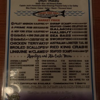Captain Jack's - Updated menu 2021 - Seafood Near Me - Sunset Beach, California Captain Jack's - Updated menu 2021 - Seafood Near Me - Sunset Beach, California