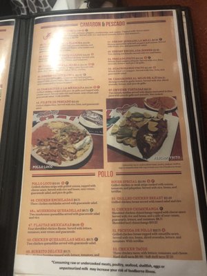 Menu photo 4 El Saltillo Biloxi, MS Menu photo 4 El Saltillo Biloxi, MS
