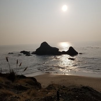 Anchor Bay Campgrounds - View from trail leading into campground - Campgrounds Near Me - Gualala, California
