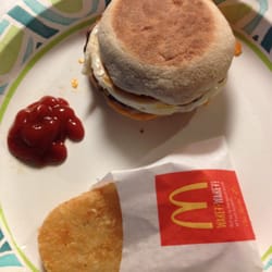 McDonald's - Egg and cheese with hashbrown