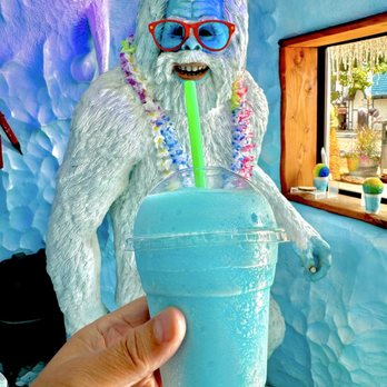 Der Snow Cave - Hey YETI try the blue stuff ! - Shaved Ice Near Me - Leavenworth, Washington Der Snow Cave - Hey YETI try the blue stuff ! - Shaved Ice Near Me - Leavenworth, Washington