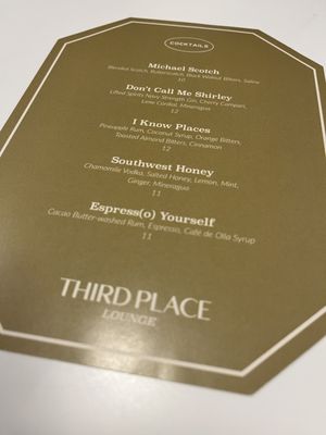 Menu photo 7 Third Place Lounge Kansas City, MO Menu photo 7 Third Place Lounge Kansas City, MO