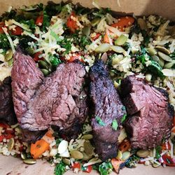 Pasture and Plenty - Grain bowl with steak
