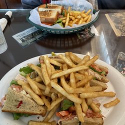 Turkey club sandwich