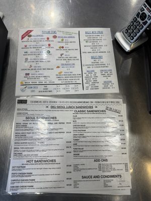 Menu photo 4 Deli Seoul Costa Mesa, CA