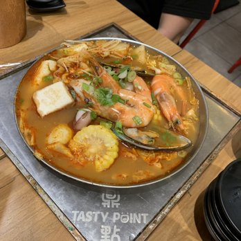 Tasty Point - Tom Yum w/ Shrimp Hot Pot** - Taiwanese Near Me - Houston, Texas Tasty Point - Tom Yum w/ Shrimp Hot Pot** - Taiwanese Near Me - Houston, Texas