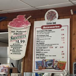 Lakeside Creamery - Menu options