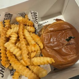 Cheesy Hot Chicken Sandwich