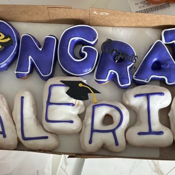 Campbell Donuts - Graduation donuts that were a hit!! - Donuts Near Me - Richardson, Texas Campbell Donuts - Graduation donuts that were a hit!! - Donuts Near Me - Richardson, Texas