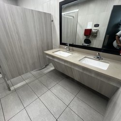 Chevron - Clean restroom.