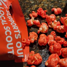 Heavily seasoned stale popcorn. Shame on you Trail's End for having scouts fundraise with this inferior product. You can do better? Heavily seasoned stale popcorn. Shame on you Trail's End for having scouts fundraise with this inferior product. You can do better?