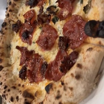 Cane Rosso - Hot honey soprasada pizza - Italian Near Me - Dallas, Texas Cane Rosso - Hot honey soprasada pizza - Italian Near Me - Dallas, Texas