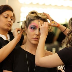 Robert Fiance Beauty Schools - Hair & Makeup Students in Action