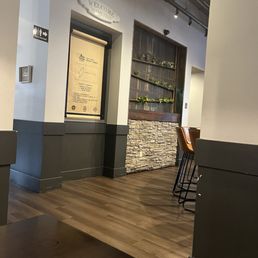 Cute ambiance. Everything is made local.