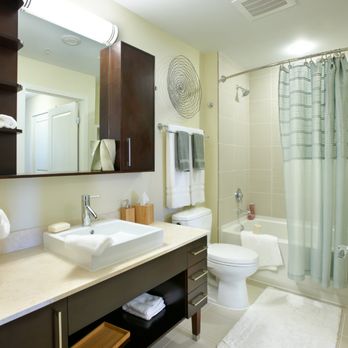 Flats 130 at Constitution Square - Refresh And Rejuvenate In Your Elegant Bathroom - Apartments Near Me - Washington, DC, District of Columbia