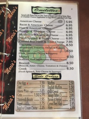 Menu photo 7 Maria's Cafe Stuart, FL
