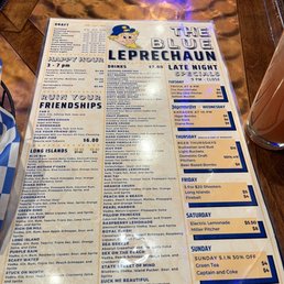 Drink menu 2