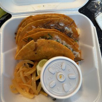 La Huacana - tacos in a styrofoam container - Food Trucks Near Me - Vallejo, California