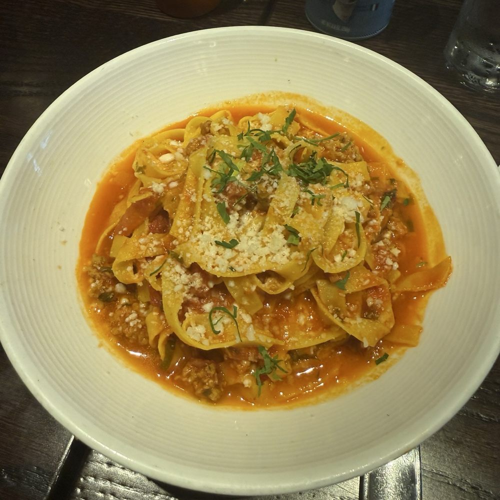 Fresh Salt - Sausage pasta - Seafood Near Me - Old Saybrook, Connecticut Fresh Salt - Sausage pasta - Seafood Near Me - Old Saybrook, Connecticut