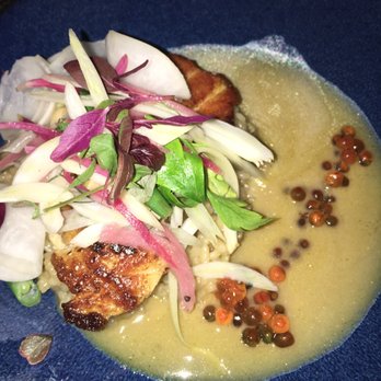 Eberly - Grouper special-- poured the reduction at our table- such a treat! - Bars Near Me - Austin, Texas Eberly - Grouper special-- poured the reduction at our table- such a treat! - Bars Near Me - Austin, Texas
