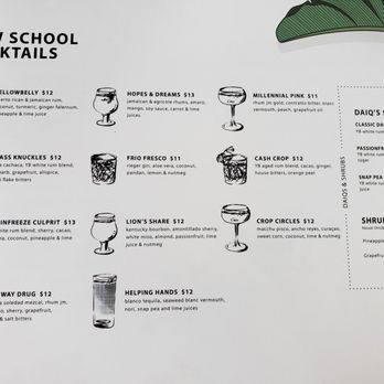 Yellowbelly - New School cocktails menu - New American Near Me - St. Louis, Missouri Yellowbelly - New School cocktails menu - New American Near Me - St. Louis, Missouri