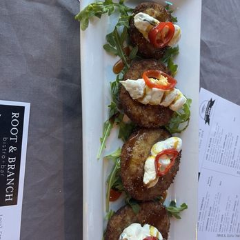Root & Branch Bistro + Bar - Fried Green Tomatoes - New American Near Me - Clermont, Florida Root & Branch Bistro + Bar - Fried Green Tomatoes - New American Near Me - Clermont, Florida