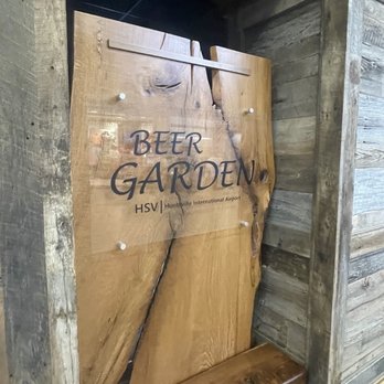The Blue Moon Bar - a beer garden sign - Bars Near Me - Huntsville, Alabama