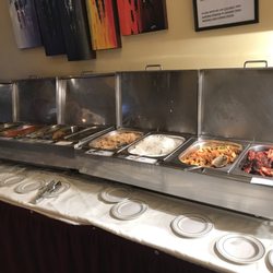 Everest Tandoori & Balti House - Buffet options. Everest Balti House, Cheltenham, England.