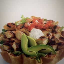 Chicken Tostada Bowl