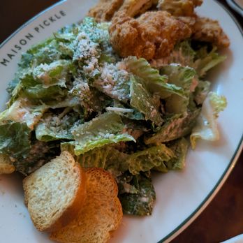 Maison Pickle - Fried Chicken (finger) Caesar Salad - Cocktail Bars Near Me - New York, New York Maison Pickle - Fried Chicken (finger) Caesar Salad - Cocktail Bars Near Me - New York, New York