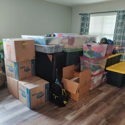 Just one of many rooms that American Moving moved to our new place.