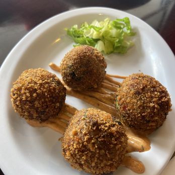 Acadian Grille Scratch Kitchen - Boudin Balls - Cajun/Creole Near Me - Omaha, Nebraska Acadian Grille Scratch Kitchen - Boudin Balls - Cajun/Creole Near Me - Omaha, Nebraska