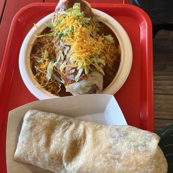 Taco Surf PB - Carne Asada Burrito one with enchilada sauce - Breakfast & Brunch Near Me - San Diego, California Taco Surf PB - Carne Asada Burrito one with enchilada sauce - Breakfast & Brunch Near Me - San Diego, California