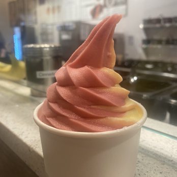 Cinnaholic - Half strawberry, half pineapple whip - Bakeries Near Me - Arlington, Texas