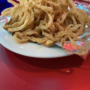 Freeway Café - Hugh order of Eastside onion rings - Salad Near Me - Tulsa, Oklahoma