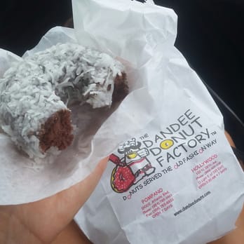 Dandee Donut Factory - Get the coconut chocolate! So dense and moist!! - Donuts Near Me - Pompano Beach, Florida