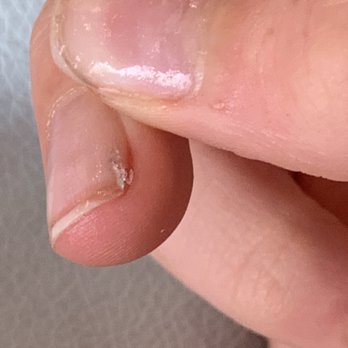 Nails Alert - She literally missed a chunk of glitter on my nail. Smh. - Nail Salons Near Me - Chicago, Illinois Nails Alert - She literally missed a chunk of glitter on my nail. Smh. - Nail Salons Near Me - Chicago, Illinois