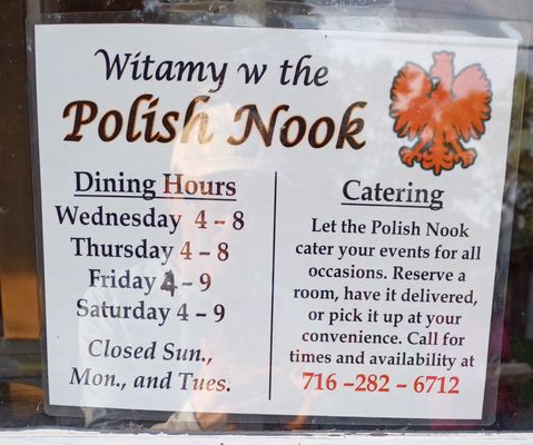 Menu photo 3 Polish Nook Niagara Falls, NY