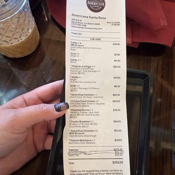 Americana - Check - American Near Me - Santa Rosa, California