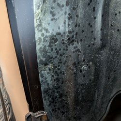 DW Automotive Details - White paint in the wheel well.