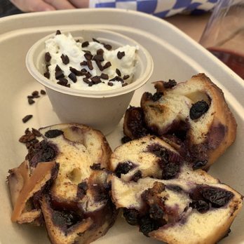 Belfare - Blueberry Babka w/Fresh Whipped Cream - Food Stands Near Me - Petaluma, California Belfare - Blueberry Babka w/Fresh Whipped Cream - Food Stands Near Me - Petaluma, California