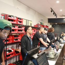 Story Cannabis - Story of Silver Spring dispensary Staff at check out cannabis purchases.