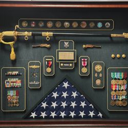 Finer Frames - It was an honor to create this tribute shadowbox for a fallen hero.